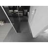 Mexen Kioto душ преграда Walk-in 135 x 80 x 30 cm, прозрачна, бяла - 800-135-080-221-20-00-030