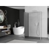Mexen Kioto душ преграда Walk-in 135 x 80 x 30 cm, прозрачна, бяла - 800-135-080-221-20-00-030