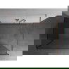 Mexen Kioto присзницова стена Walk-in 125 x 70 cm, транспарентна, медна счиска - 800-125-212-65-00-070