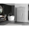 Mexen Kioto Walk-in душ стена 110 x 70 x 40 см, прозрачна, бяла - 800-110-070-221-20-00-040