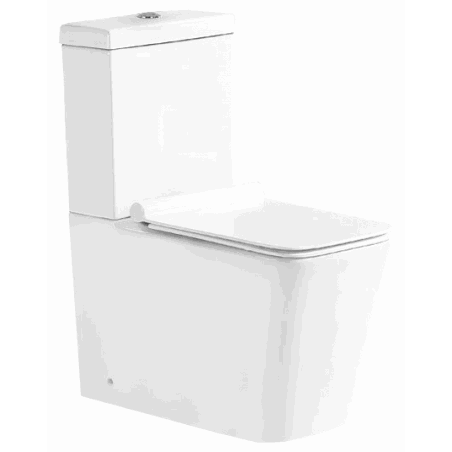 Mexen Cube компактен wc с капак с плавно затваряне, бял - 31014000