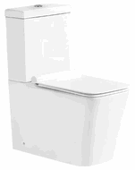 Mexen Cube компактен WC с безшумно падаща седалка, бял - 31014000