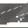 Mexen Kioto душ параван Walk-in 135 x 70 x 40 cm, прозрачен, бял - 800-135-070-221-20-00-040