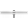 Mexen Flat 360° Slim линеен въртящ се сифон 60 см, бял - 1241060