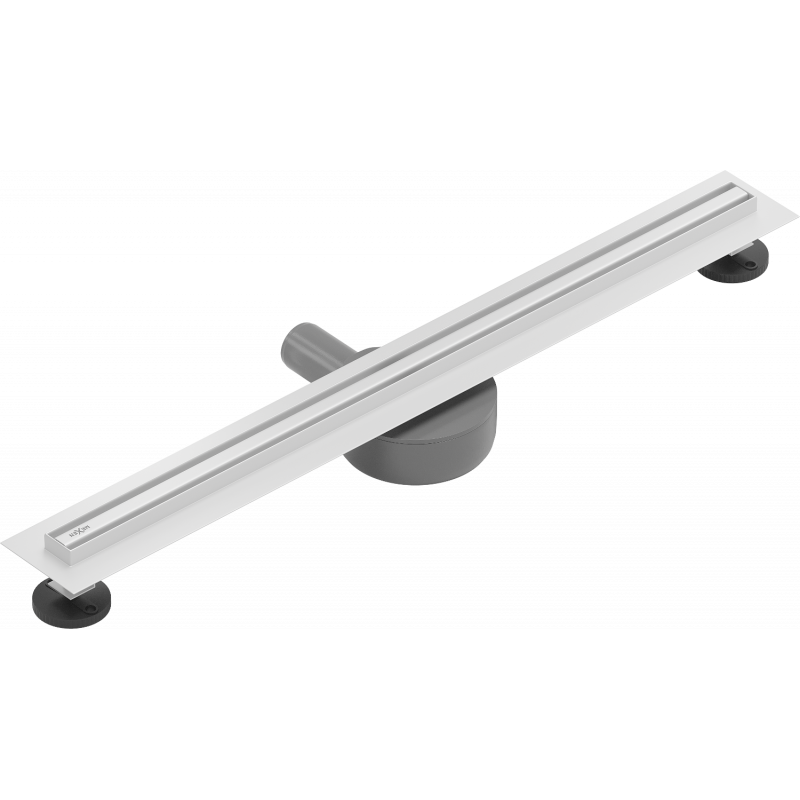 Mexen Flat 360° Slim въртящ се линеен отток 70 см, бял - 1241070