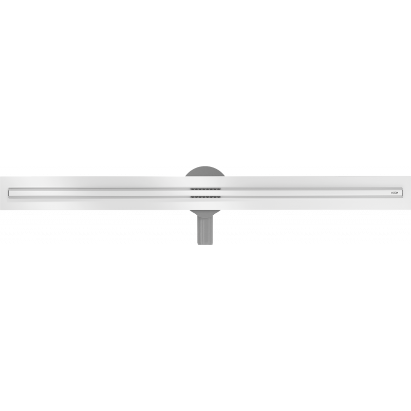 Mexen Flat 360° Slim линеен въртящ се канал 80 см, бял - 1241080