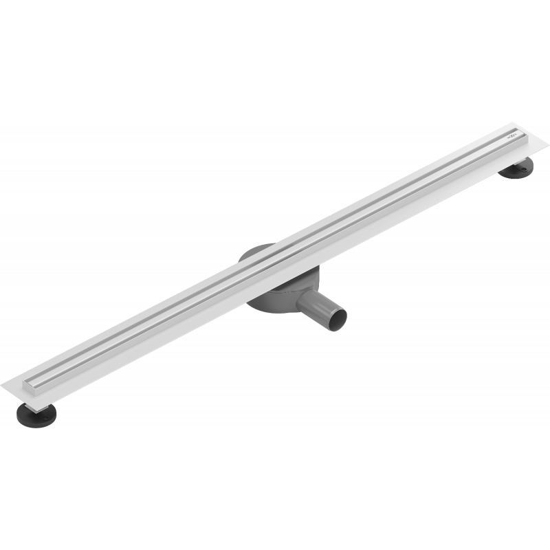 Mexen Flat 360° Slim линеен въртящ се канал 80 см, бял - 1241080