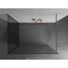 Mexen Kioto душ-преграда Walk-in 130 x 90 cm, прозрачен, матиран мед - 800-130-212-65-00-090