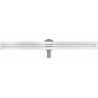 Mexen Flat 360° Slim линеен въртящ се сифон 90 см, бял - 1241090