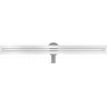 Mexen Flat 360° Slim линейно въртящо оттичане 110 см, бяло - 1241110