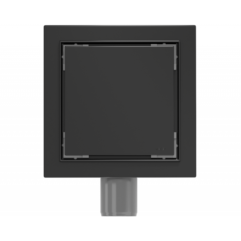 Mexen Flat-Q M13 подов квадратен канал 15 x 15 см, черен - 1710015