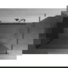 Mexen Kioto стена за душ Walk-in 135 x 70 см, прозрачна, gun gray четка - 800-135-212-66-00-070