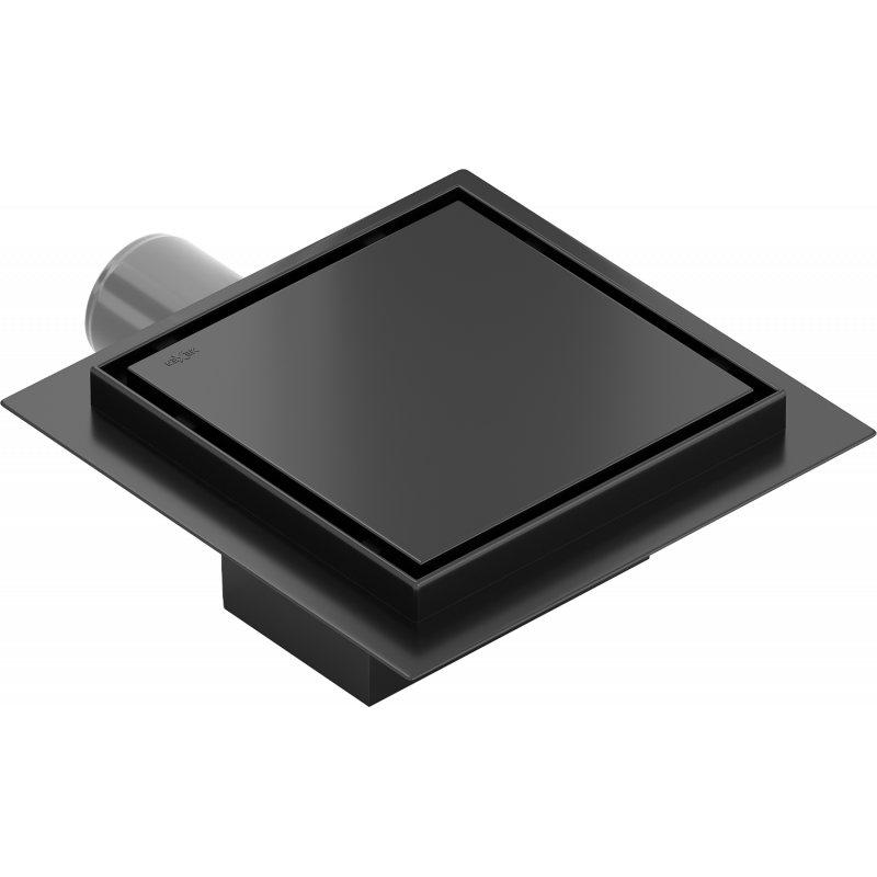 Mexen Flat-Q M13 подов квадратен канал 15 x 15 см, черен - 1710015