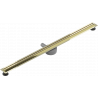 Mexen Flat 360° Slim въртящ се линеен отток 110 см, златен - 1541110