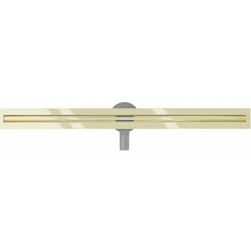Mexen Flat 360° Slim въртящ се линеен сифон 90 см, златен - 1541090