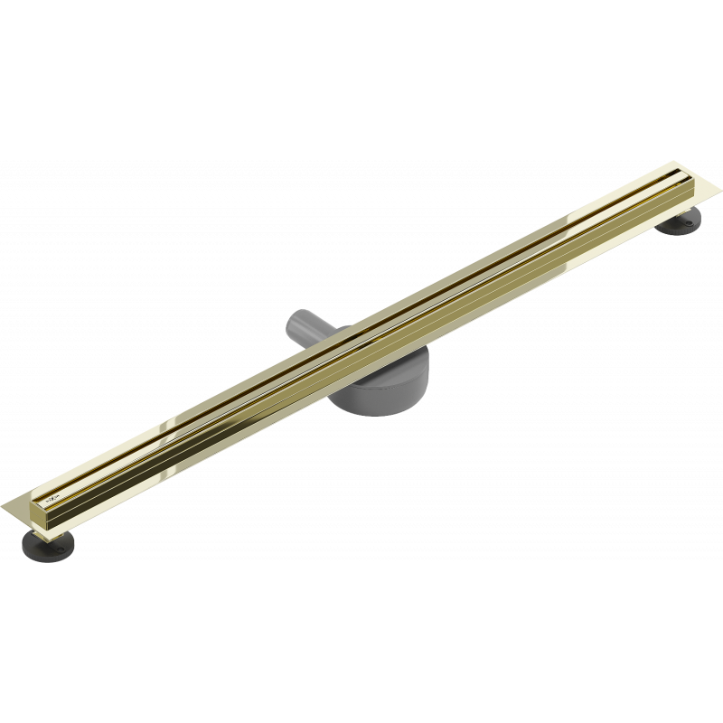 Mexen Flat 360° Slim въртящ се линеен сифон 90 см, златен - 1541090