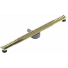 Mexen Flat 360° Slim въртящ се линеен сифон 90 см, златен - 1541090