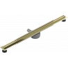 Mexen Flat 360° Slim линеен въртящ се сифон 80 см, златен - 1541080