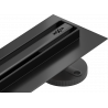 Mexen Flat 360° Slim линеен въртящ се сифон 120 см, черен - 1741120