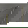 Mexen Kioto стенен душ 130 x 70 x 40 см, прозрачен, златист - 800-130-070-221-50-00-040