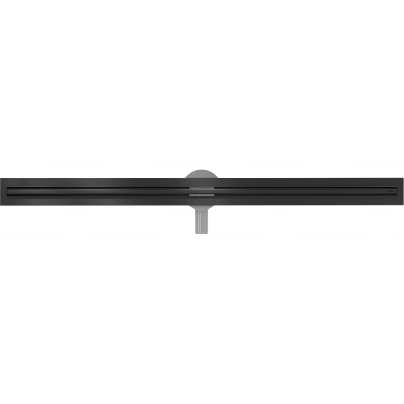 Mexen Flat 360° Slim въртящ се линеен отвод 110 см, черен - 1741110