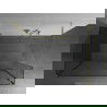 Mexen Kioto душова стена Walk-in 110 x 85 x 40 см, прозрачна, златна - 800-110-085-221-50-00-040