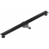 Mexen Flat 360° Slim линейна тавица с въртящ се отводнител 90 см, черен - 1741090