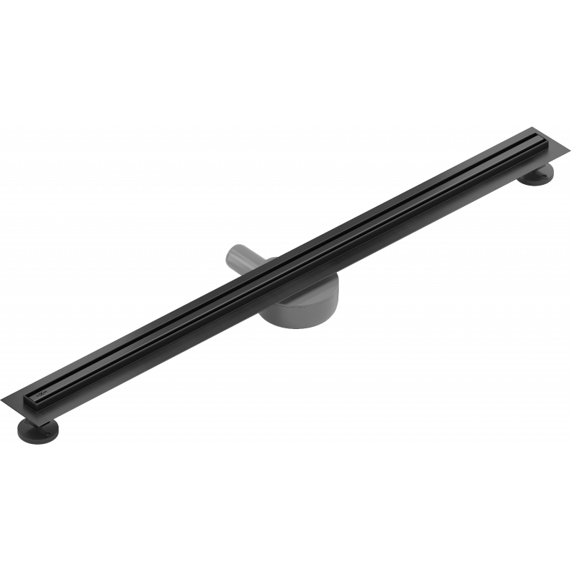 Mexen Flat 360° Slim въртящ се линеен сифон 80 см, черен - 1741080