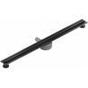 Mexen Flat 360° Slim линейно оттичане ротационно 80 см, черен - 1741080