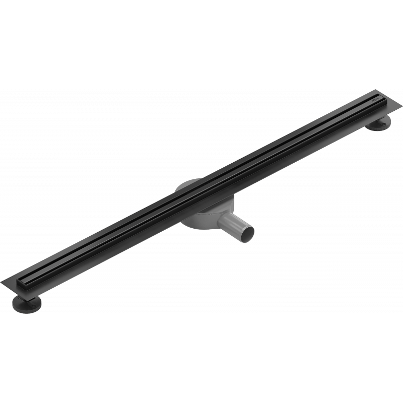 Mexen Flat 360° Slim ротационен линеен сифон 80 см, черен - 1741080