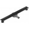 Mexen Flat 360° Slim въртящ се линеен сифон 70 см, черен - 1741070