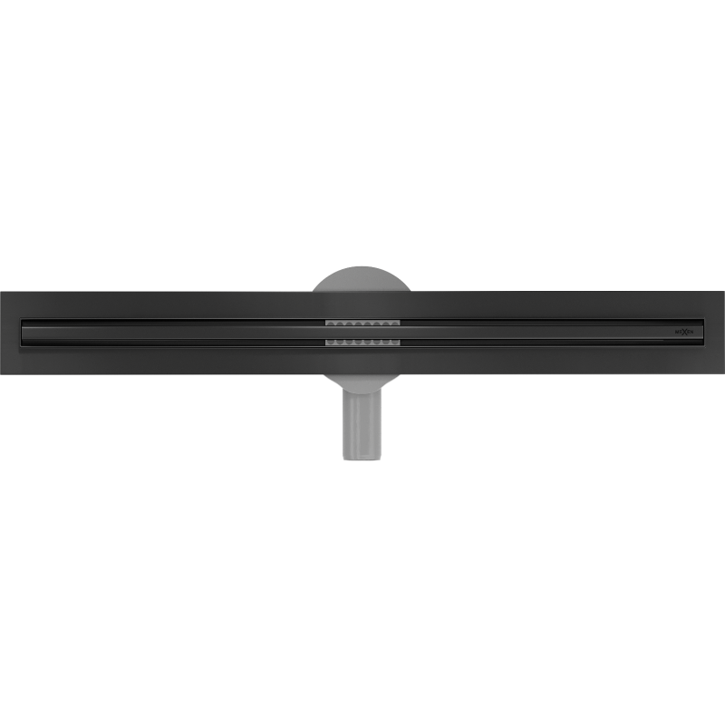 Mexen Flat 360° Slim линеен въртящ се отвод 60 см, черен - 1741060