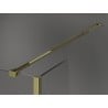 Mexen Kioto душ кабина Walk-in 140 x 100 x 40 см, прозрачен, златен - 800-140-100-221-50-00-040