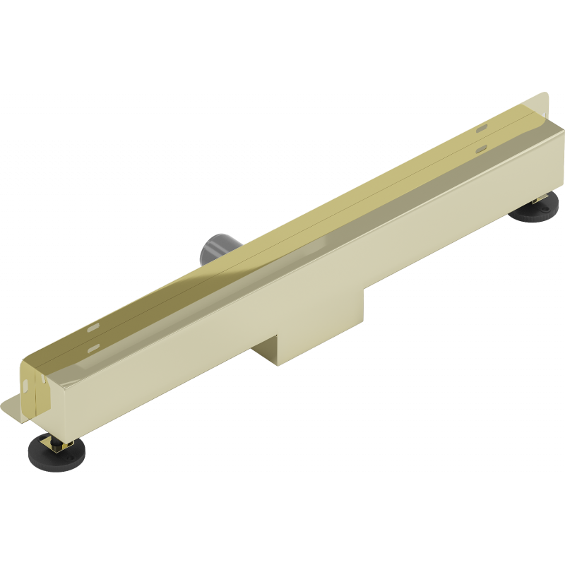 Mexen Flat Wall линеен стенен канал 2в1 70 cm, златно - 1530070