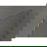 Mexen Kioto стена за душ 140 x 85 x 40 см, прозрачна, златна четка - 800-140-085-221-55-00-040