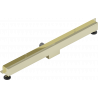 Mexen Flat Wall линеен стенен сифон 2в1 100 cm, златен - 1530100