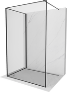 Mexen Kioto душ параван Walk-in 130 x 110 см, черна рамка, черно - 800-130-212-70-70-110