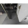 Mexen Kioto душ стенд Walk-in 105 x 100 x 40 см, прозрачен, златна четка - 800-105-100-221-55-00-040