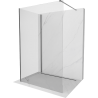 Mexen Kioto душ стена Walk-in 100 x 75 см, прозрачна, gun metal - 800-100-212-95-00-075