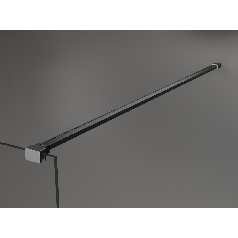 Mexen Kioto душ стена Walk-in 130 x 75 cm, прозрачно, оръжейна стомана - 800-130-212-95-00-075