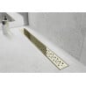 Mexen Flat M12 линейният отток 60 см, златен - 1521060-15