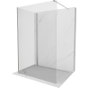 Mexen Kioto стена за душ Walk-in 140 x 70 см, прозрачна, никел с кристално покритие - 800-140-212-97-00-070
