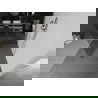 Mexen Kioto стенен душ 135 x 90 см, прозрачен, с brushed никел - 800-135-212-97-00-090
