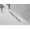 Mexen Flat M18 линеен сифон 80 см, инокс - 1023080-15