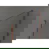 Mexen Kioto стена за душ 100 x 85 x 30 см, прозрачен, четкан мед - 800-100-085-221-65-00-030