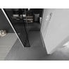 Mexen Киото душ панел Walk-in 100 x 70 x 40 см, черен дизайн, бял - 800-100-070-221-20-70-040