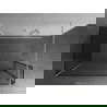 Mexen Kioto душ панел Walk-in 110 x 100 x 40 см, черен модел, бял - 800-110-100-221-20-70-040