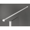 Мексен Киото стена за душ Walk-in 130 x 120 x 40 см, черен модел, бял - 800-130-120-221-20-70-040