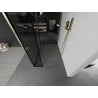 Mexen Kioto душ панел Walk-in 140 x 80 x 30 см, черен модел, златист шлифован - 800-140-080-221-55-70-030