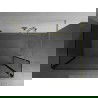 Mexen Kioto сянка за душ 140 x 90 x 40 см, черен шаблон, златно нацупено - 800-140-090-221-55-70-040